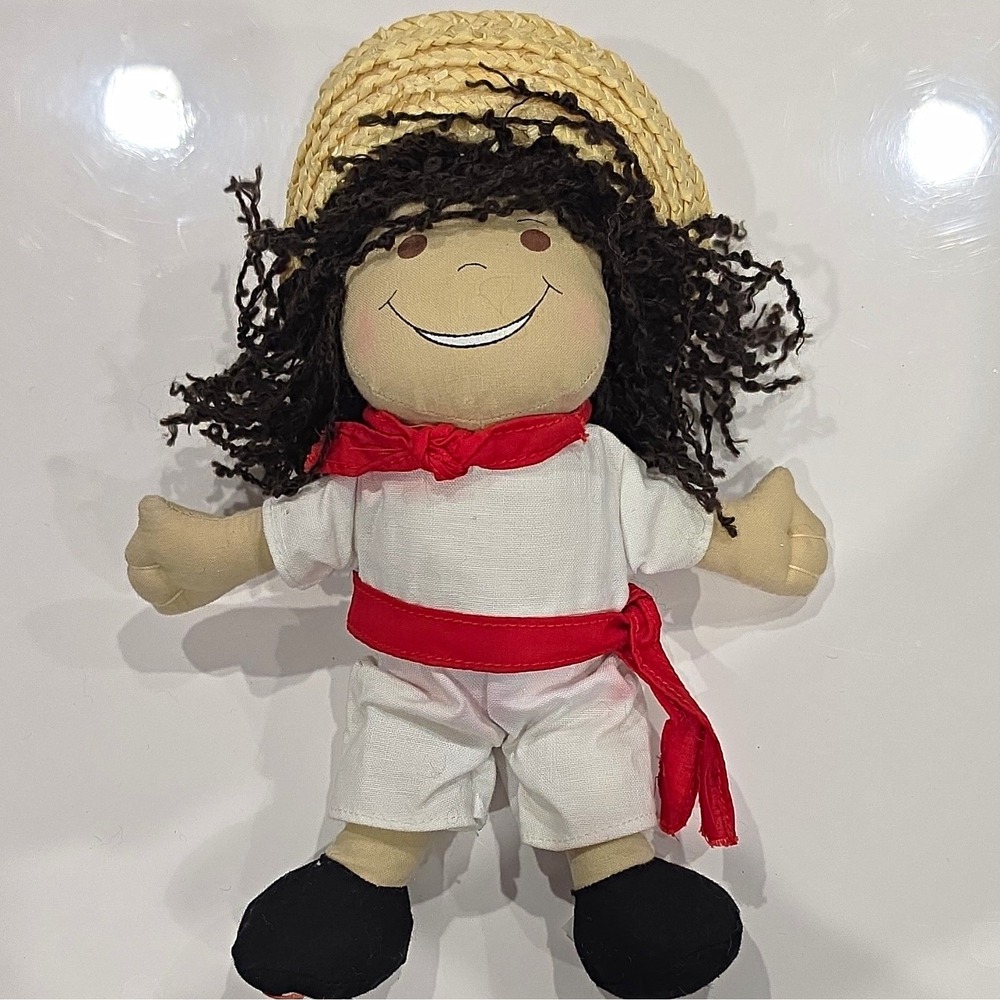 Milees International Dolls Marisol Puerto Rico 4in Cloth Doll Outfit & Hat NWOT